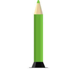 Potelet crayon de sécurité et de protection pour sortie d'école