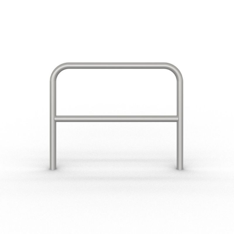 Arceau inox avec barre transversale Schake - Protection ou appui vélo