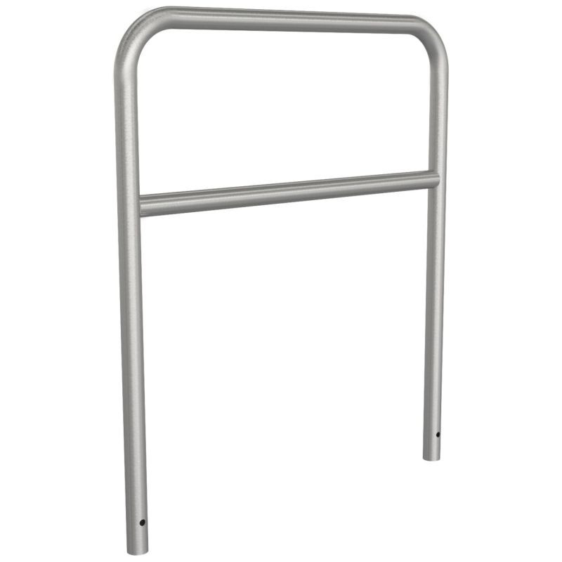 Arceau inox avec barre transversale Schake - Protection ou appui vélo