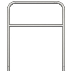 Arceau inox avec barre transversale Schake - Protection ou appui vélo