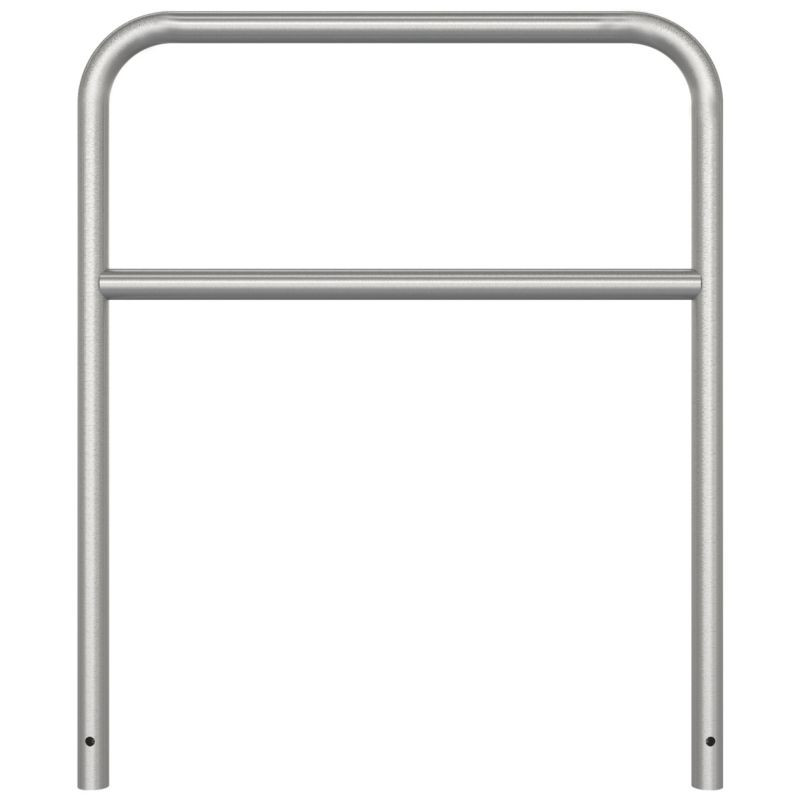 Arceau inox avec barre transversale Schake - Protection ou appui vélo