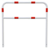 Arceau de protection rouge et blanc avec barre de renfort Schake