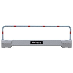 Barrière de protection en béton avec arceau de sécurité