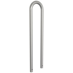 Epingle inox en U de protection ou appui vélo Schake largeur 30 cm