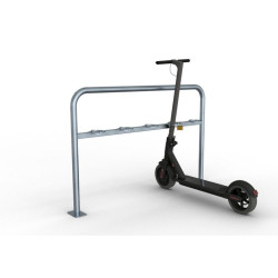 Arceau d'appui 5 trottinettes verrouillable par cadenas Schake