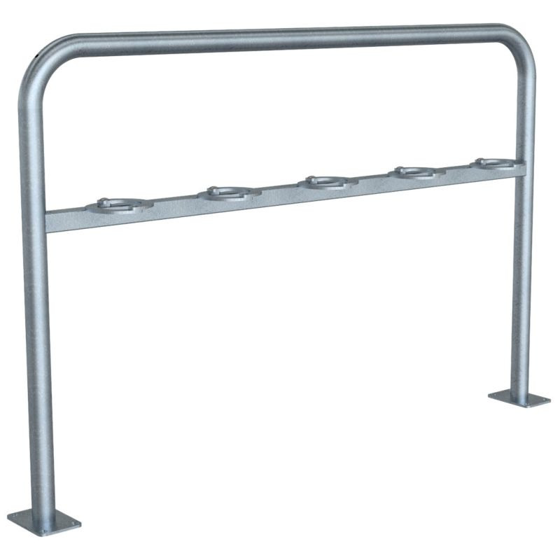 Arceau d'appui 5 trottinettes verrouillable par cadenas Schake