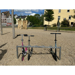 Arceau d'appui 5 trottinettes verrouillable par cadenas Schake