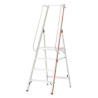 Echelle avec plate-forme et main-courante de 4 à 10 marches