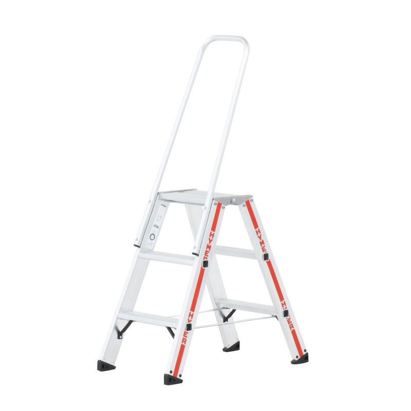 Escabeau avec arceau de protection jusqu' à 4,3 mètres