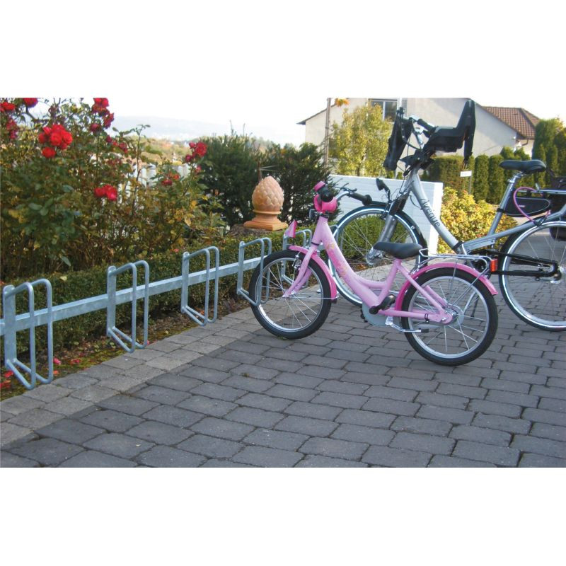 Support 6 vélos en ligne sur pieds Schake