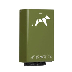 Distributeur mural de sacs à déjections canines - Hygeca