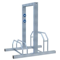 Rack 2 ou 4 vélos électriques avec prises de courant Schake