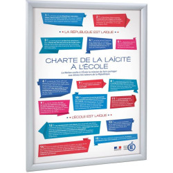 Lot de 5 cadres en aluminiums modèle Eco Clic Procity