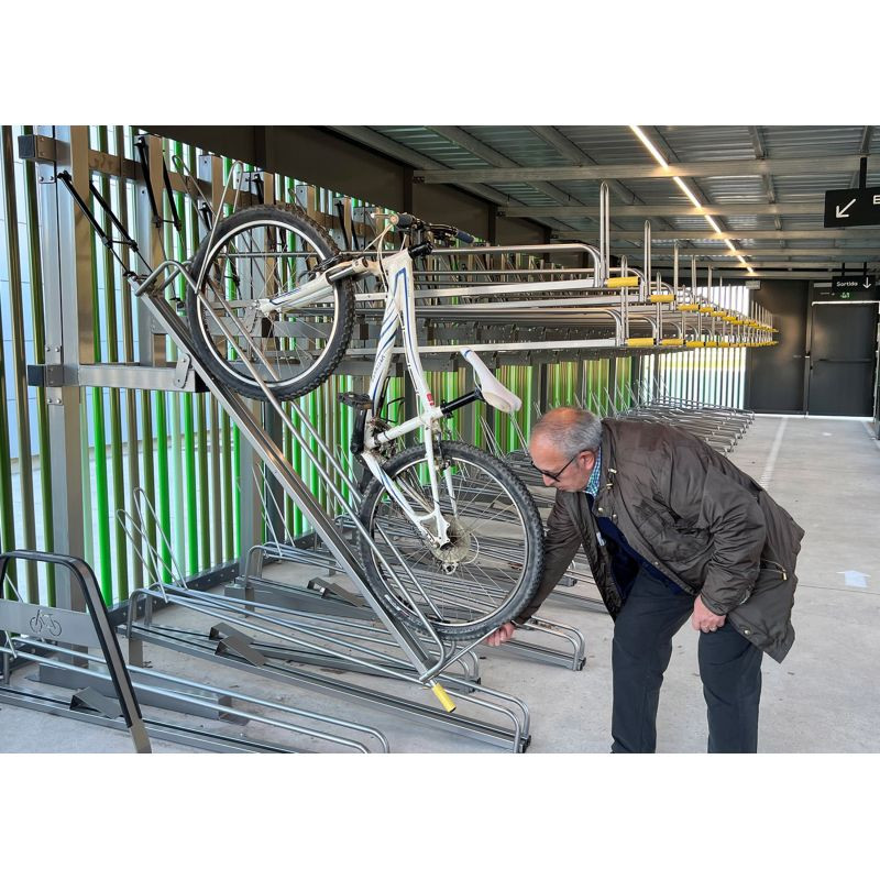 Parking 2 vélos sur deux niveaux - Benito Lin VBS07