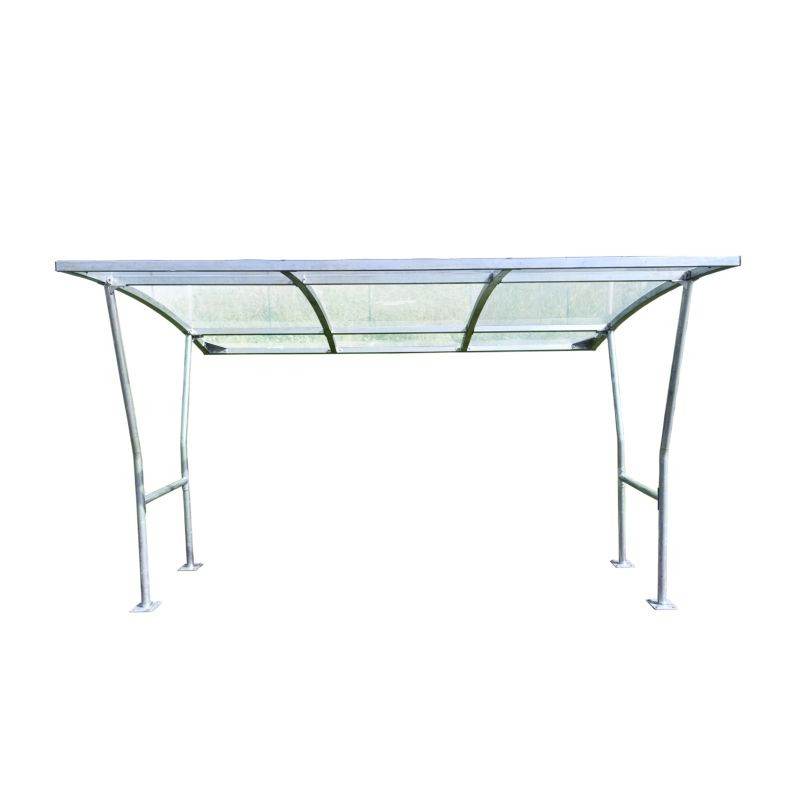 Abri vélo d'extérieur avec toit en polycarbonate