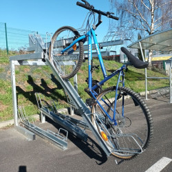 Rack à vélo deux étages Viso VELOLIFT - 8 rangements