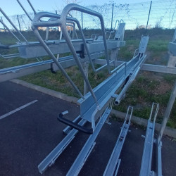 Rack à vélo deux étages Viso VELOLIFT - 8 rangements
