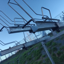 Rack à vélo deux étages Viso VELOLIFT - 8 rangements