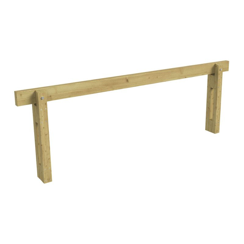 Barrière de maîtrise d'accès en bois fixe Turin