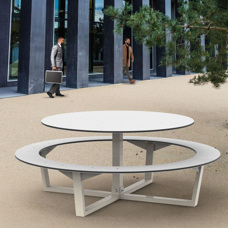 Table pique nique ronde Loisirs Aménagements Rome