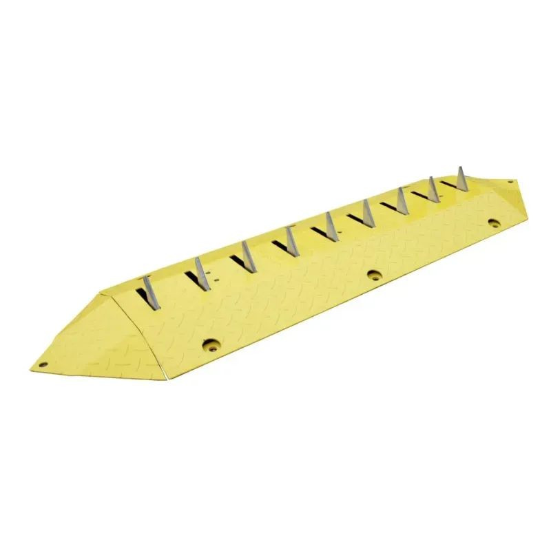 Ralentisseur avec herse anti-retour