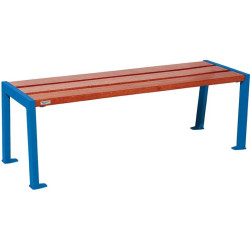 Banquette Silaos acier et bois