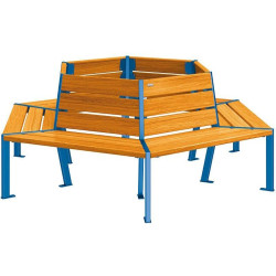 Banc tour d'arbre Silaos