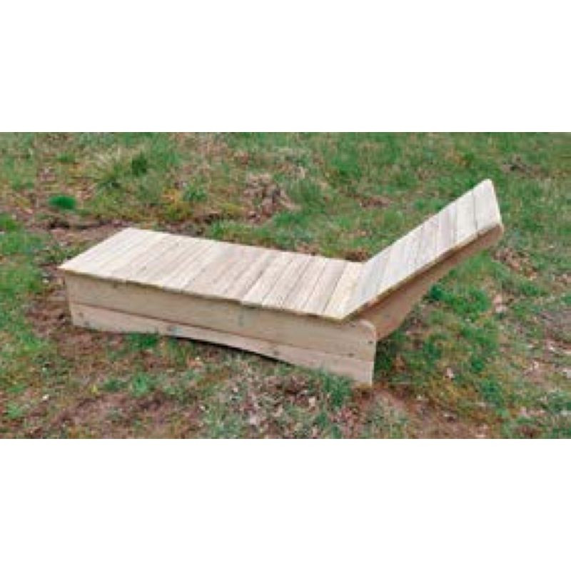 Bain de soleil professionnel en bois de pin