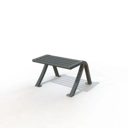 Assise de ville en acier - Bordeaux