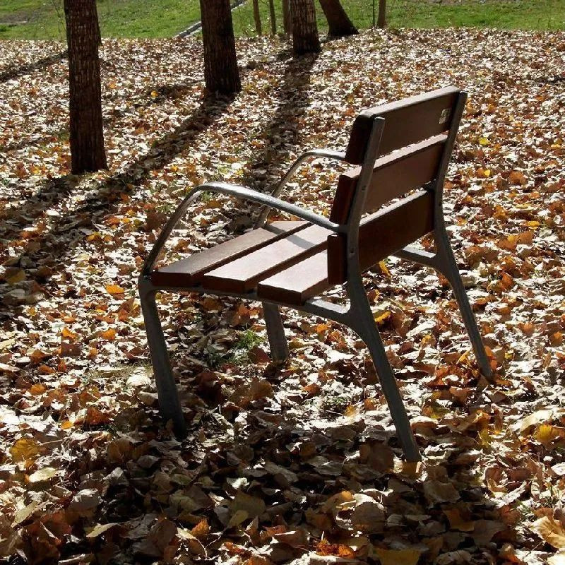 Chaise Benito NeoBarcino UM304NS avec lattes en bois tropical