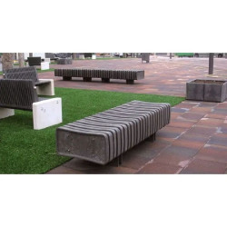 Banquette Vertebra en plastique recyclé