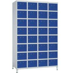 Casier vestiaire monobloc sur pieds - 8 casiers par colonne SZ