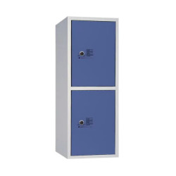 Grand casier consigne sans socle 2 casiers par colonne