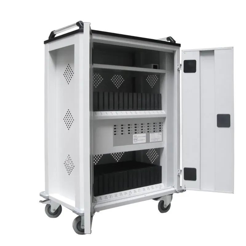 Servante mobile pour 32 tablettes &amp; 1 pc portable