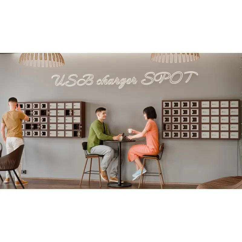 Armoire sécurisée pour smartphone avec port usb