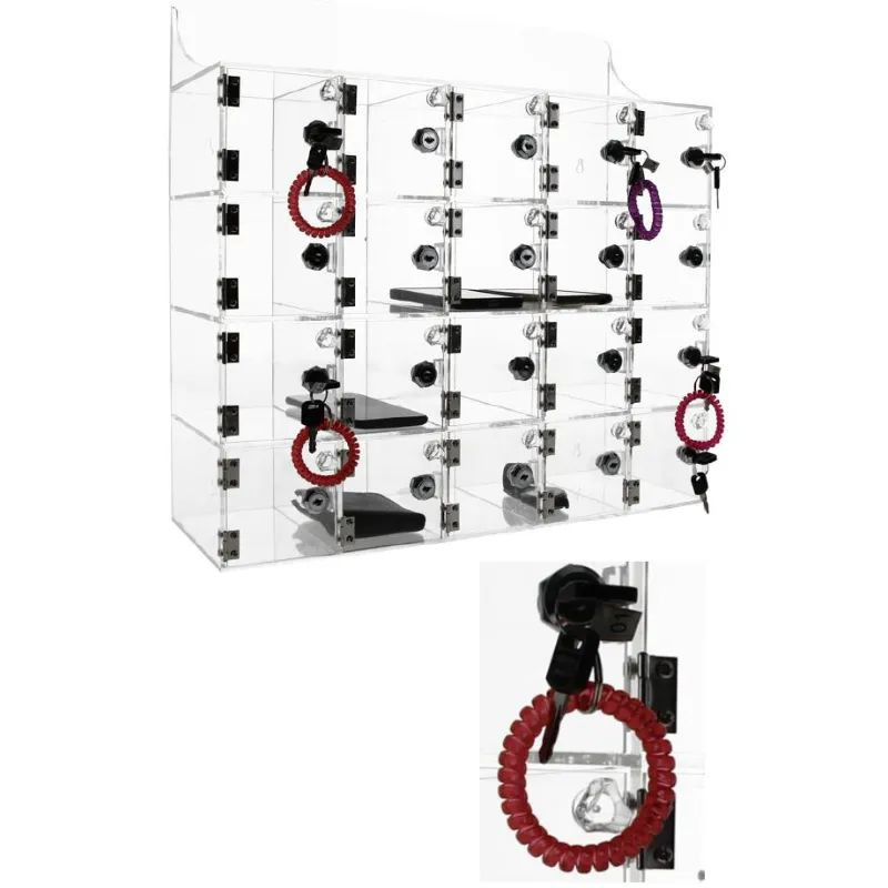 Casier transparent pour 20 smartphones