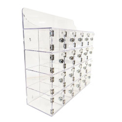 Casier transparent pour 20 smartphones