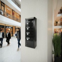 Rangement sécurisé pour rechargement téléphones portables