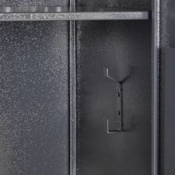 Rangement sécurisé avec prise électrique pour deux trottinettes