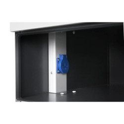 Armoire sur pied de recharge pour batteries de vélos/trotinettes