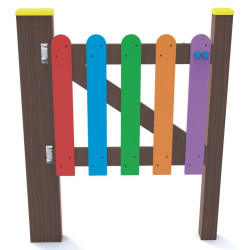 Clôture & portillon pour Structure de jeux en éco-composite - Arcacho