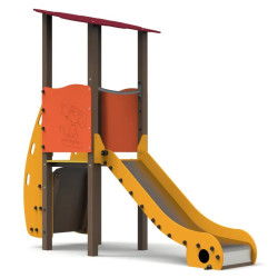 Jeu tour de glisse en éco-composite