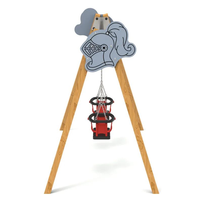 Balançoire double berceau - 2 enfants