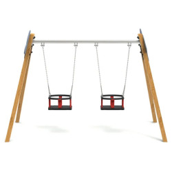Balançoire double berceau - 2 enfants