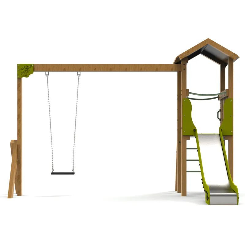 Aire de jeux bois Ruiloba