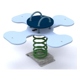 Jeu sur ressort Trefle - 4 enfants