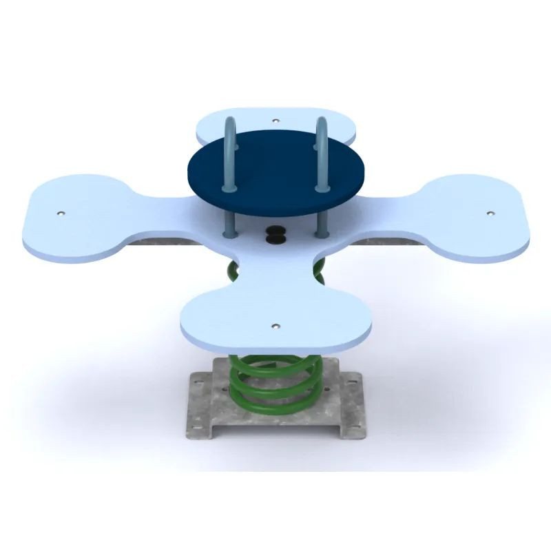 Jeu sur ressort Trefle - 4 enfants