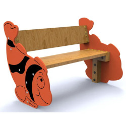 Banc enfants inclusif Tropi motif Poisson