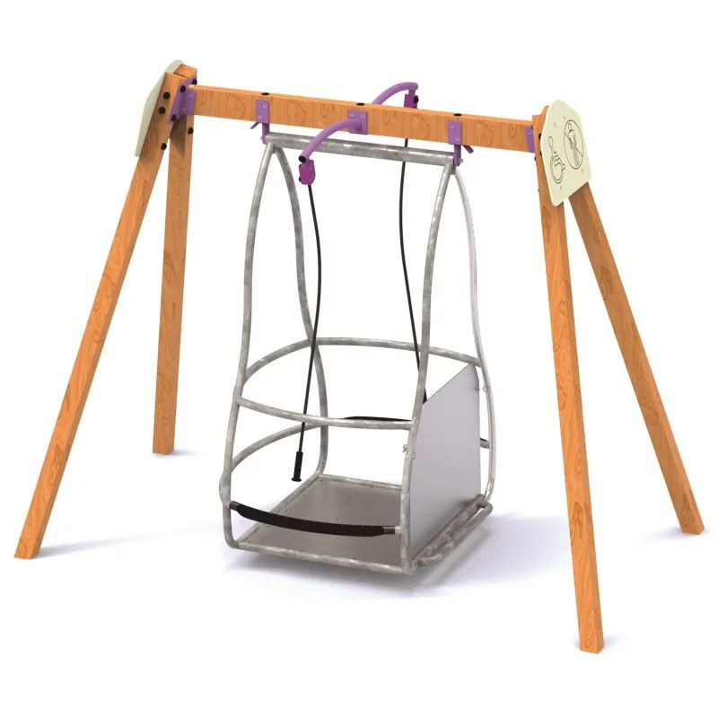 Balançoire fauteuil roulant inclusive PM744 Manufacturas Deportivas