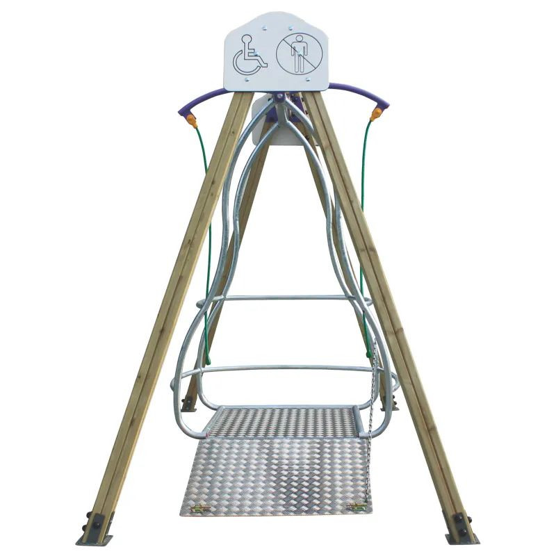 Balançoire fauteuil roulant inclusive PM744 Manufacturas Deportivas